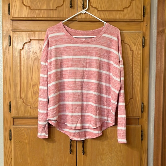 Time and Tru Sweaters - Time and Tru striped long sleeved sweater size Large 12-14.